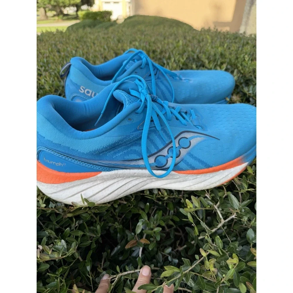 Saucony Men's Triumph 22 Viziblue/Pepper Running Shoes S20965-217 Size 14‎